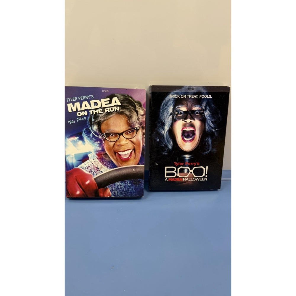Tyler Perry Madea DVD Lot 2 Madea on the Run & Boo! A Madea Halloween Comedy